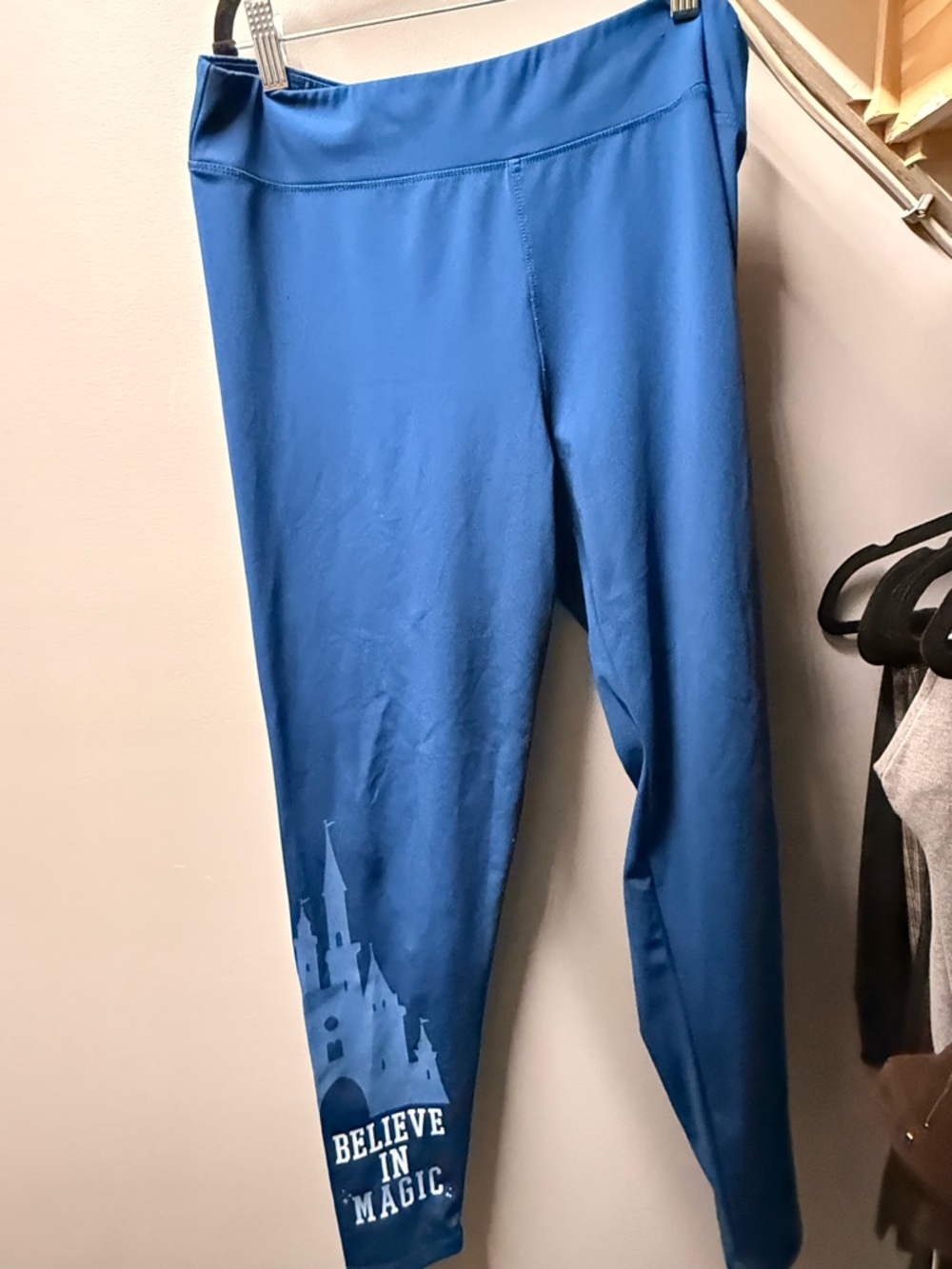 Disney Blue 'Believe in Magic' Leggings